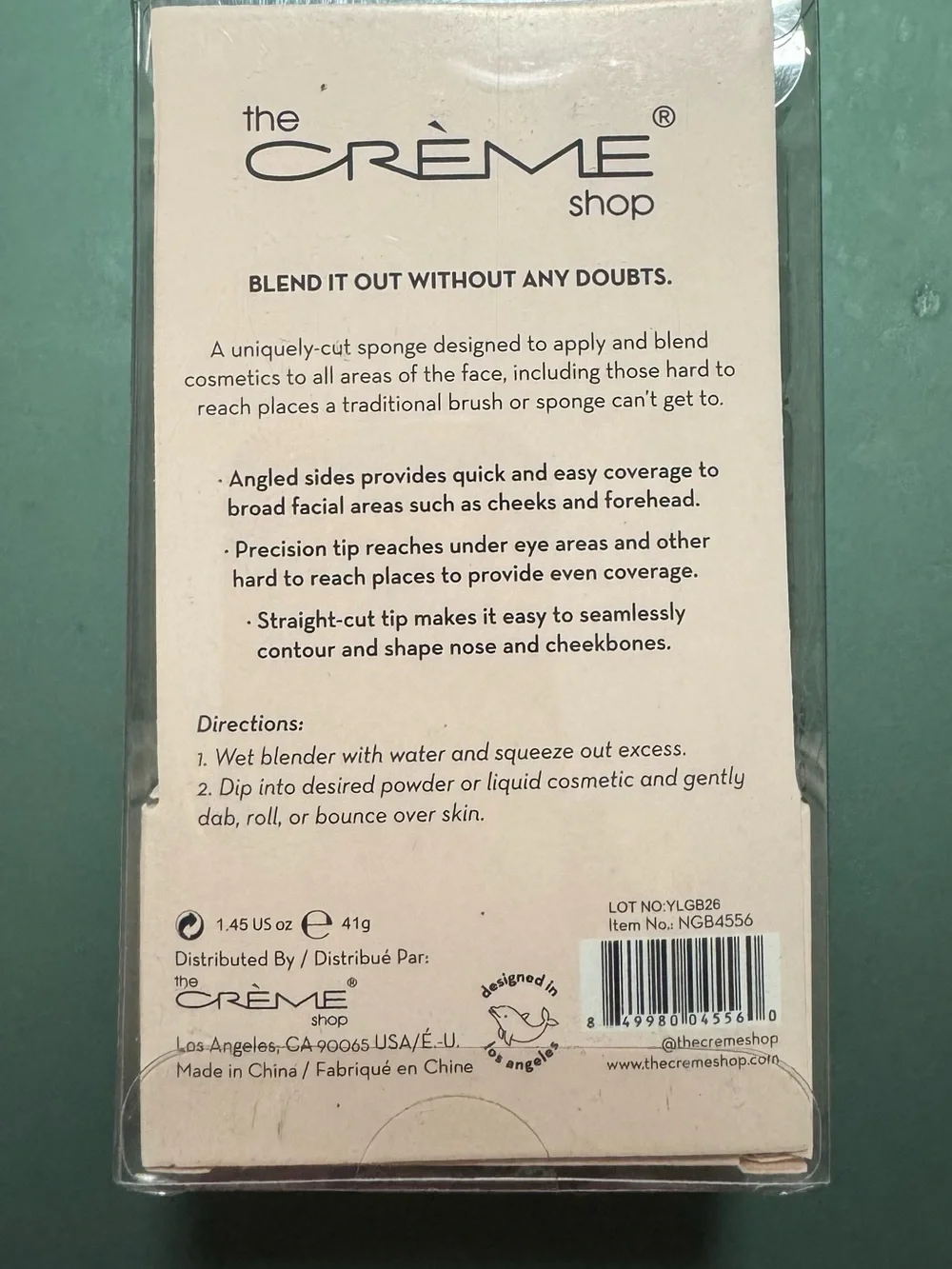 The Creme Shop Next Gen Blender Makeup Sponge - White